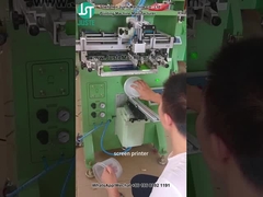 곡선 스크린 프린터 인쇄 로고 일회용 그릇