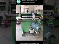 곡선 스크린 프린터 가스 실린더 인쇄 로고