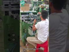 곡선 스크린 프린터 플라스틱 컵을 위한 실린더 모양 인쇄