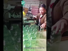 유리 병 컵을 위한 곡선 스크린 프린터 인쇄 로고